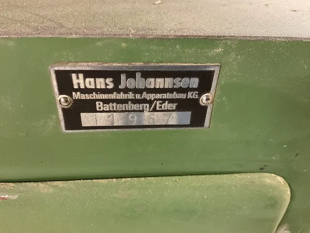 Johannsen langebandschuurmachine - afbeelding 6 van  6