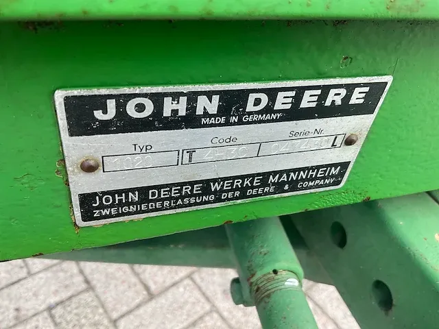 John deere - 1020 - oldtimer tractor - afbeelding 11 van  23