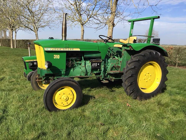 John deere - 1965 - 310 - oldtimer tractor - afbeelding 1 van  13