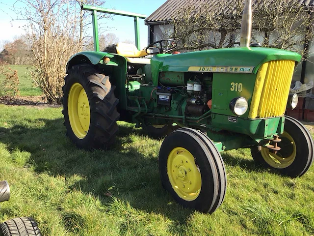 John deere - 1965 - 310 - oldtimer tractor - afbeelding 8 van  13