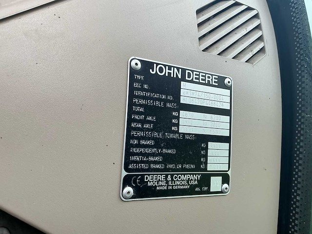 John deere - 2005 - 6420 m - vierwielaangedreven landbouwtractor - afbeelding 25 van  34