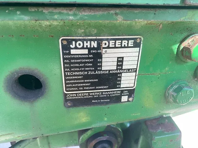 John deere - 6600 - vierwielaangedreven landbouwtractor - afbeelding 16 van  24
