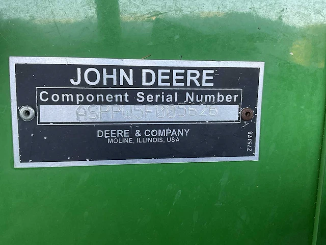 John deere - t560 - combine harvester - 2009 - afbeelding 61 van  71