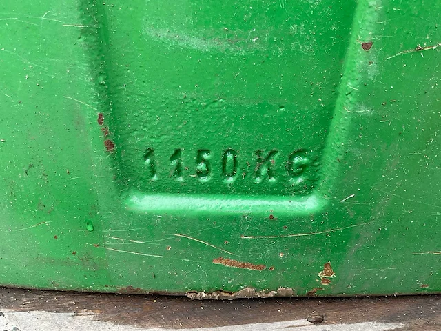 John deere 1150 kg frontgewicht - afbeelding 2 van  4