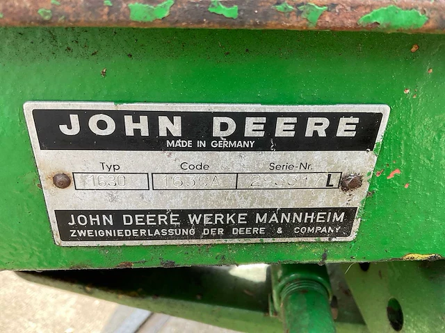 John deere 1630 tractor - afbeelding 2 van  10