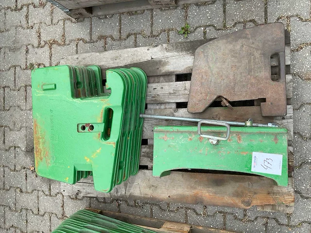 John deere 50 kg frontgewicht (7x) - afbeelding 2 van  3