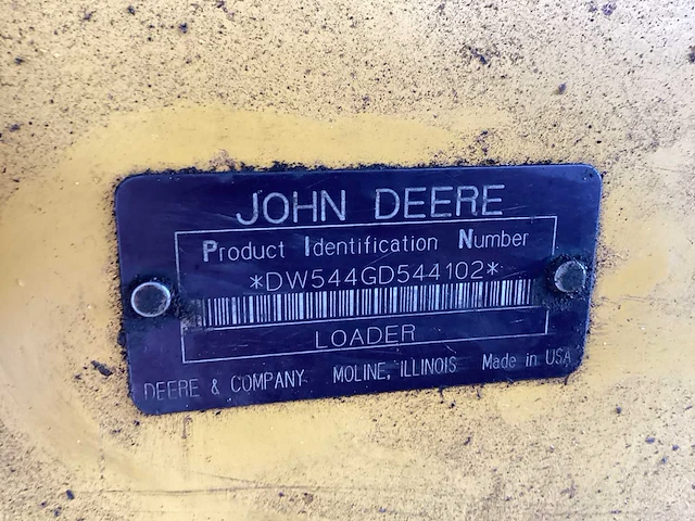 John deere 544 gtc shovel - afbeelding 13 van  20