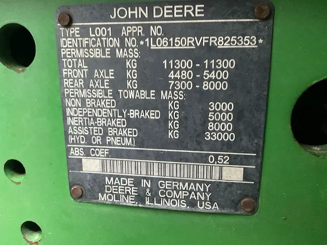 John deere 6150r autopower vierwielaangedreven landbouwtractor - afbeelding 23 van  33
