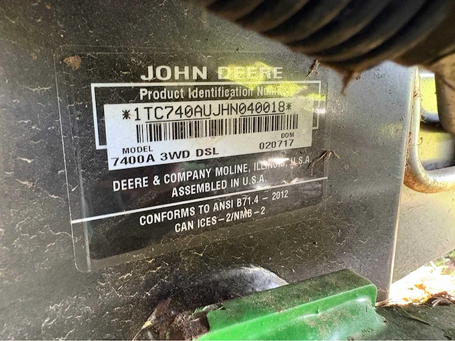 John deere 7400a 3wd dsl bosmaaier - afbeelding 8 van  44