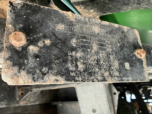 John deere gator xuv865m diesel utv/atv voertuig met laad-/kiepbak - afbeelding 24 van  24
