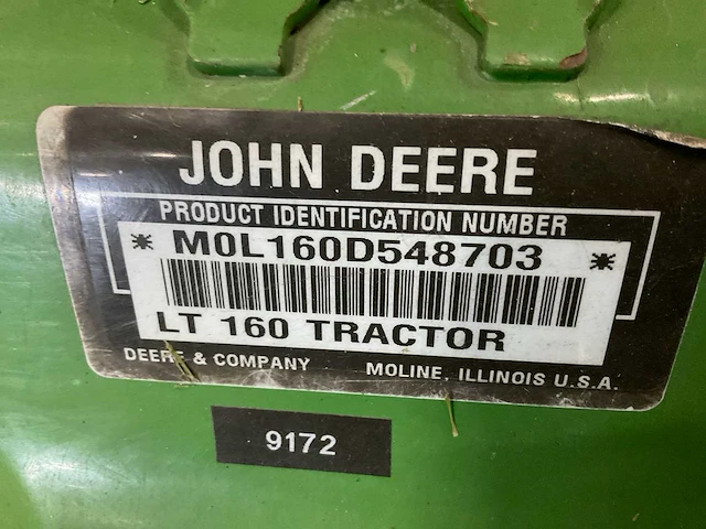 John deere lt160 automatic zitmaaier - afbeelding 7 van  8