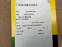 John deere miu802053 engine cooling components (2x) - afbeelding 6 van  6