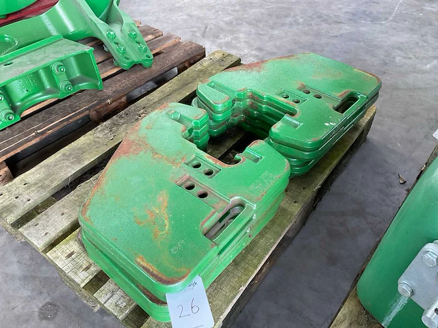 John deere r 127764 frontgewicht (10x) - afbeelding 5 van  5