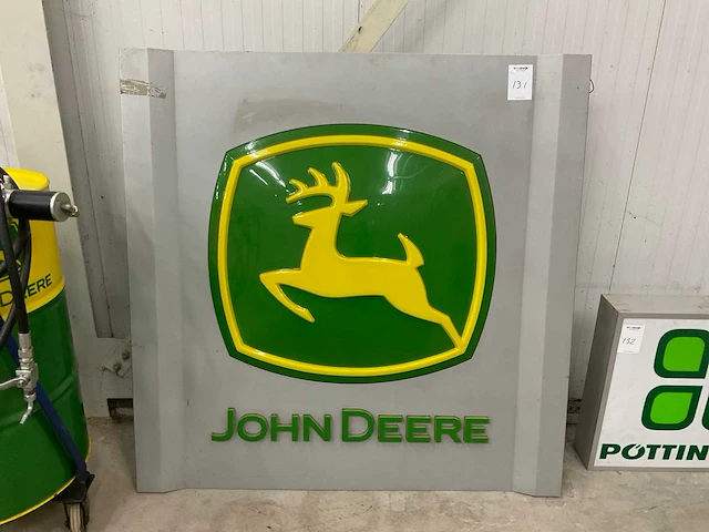 John deere wandbord - afbeelding 1 van  2