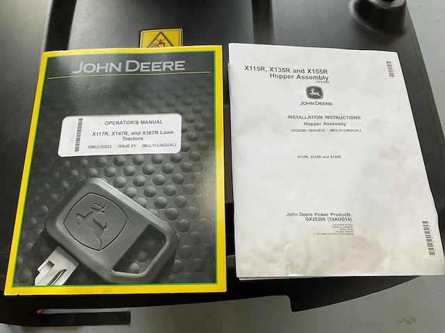John deere x147r zitmaaier - afbeelding 6 van  14