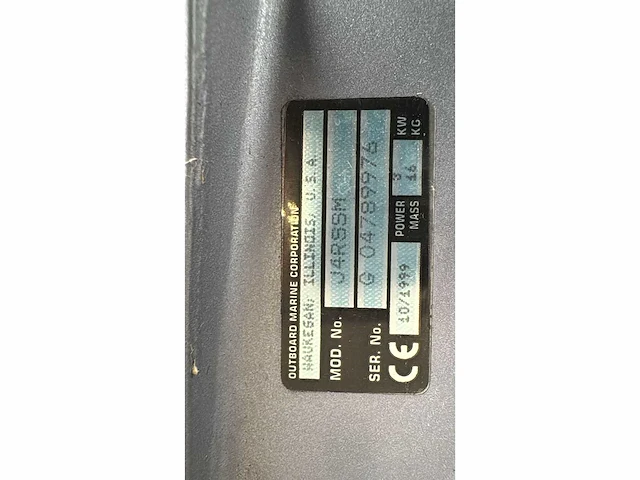 Johnson buitenboordmotor - afbeelding 3 van  3