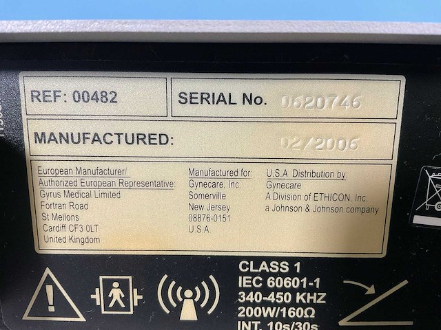 Johnson en johnson medical bv versapoint elektrochirurgie-apparatuur (2x) - afbeelding 5 van  6