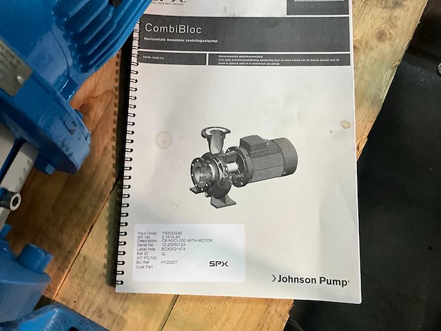 Johnson spx flow cb 65-01/200 centrifugaalpomp - afbeelding 5 van  5