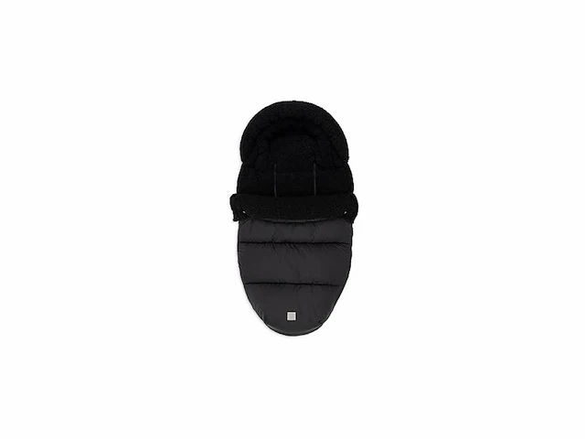 Jollein voetenzak buggy/wandelwagen puffed black waterafstotend - afbeelding 1 van  1