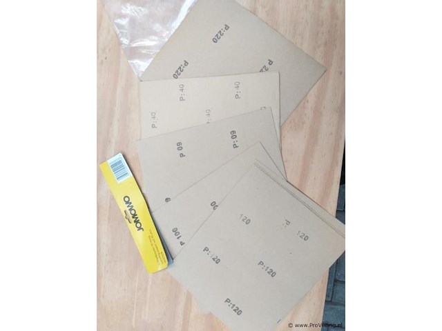 Jomowo - schuurpapier - 80 pakken - afbeelding 3 van  3