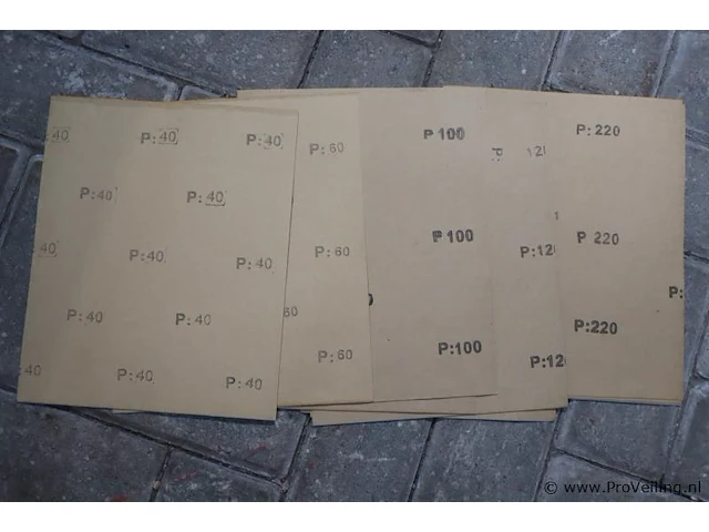 Jomowo schuurpapier - 50 pakken á 15 stuks - afbeelding 4 van  4