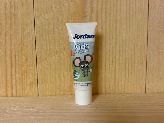 Jordan kids tandpasta - 12ml (1000x) - afbeelding 1 van  2