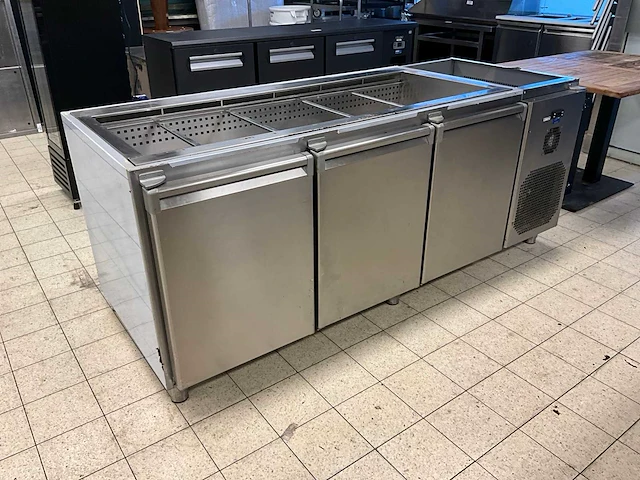 Jordao - estatica 800 3p sls - koelwerkbank met koelbak - afbeelding 1 van  8