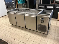 Jordao - estatica 800 3p sls - koelwerkbank met koelbak - afbeelding 2 van  8