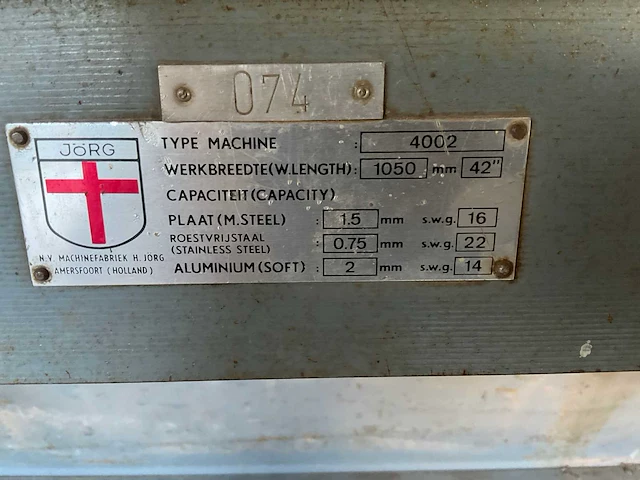 Jörg 4002 guillotineschaar - afbeelding 6 van  6