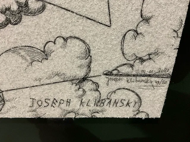 Joseph klibansky (1984), mixed media, editie, guided by angels - afbeelding 2 van  3