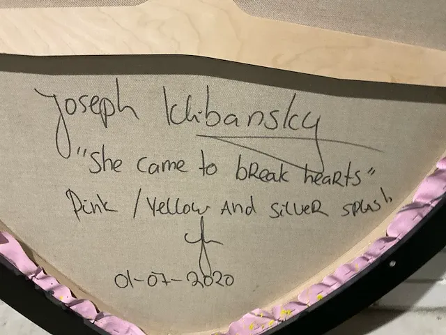 Joseph klibansky (1984), mixed media, she came to break hearts - afbeelding 3 van  3