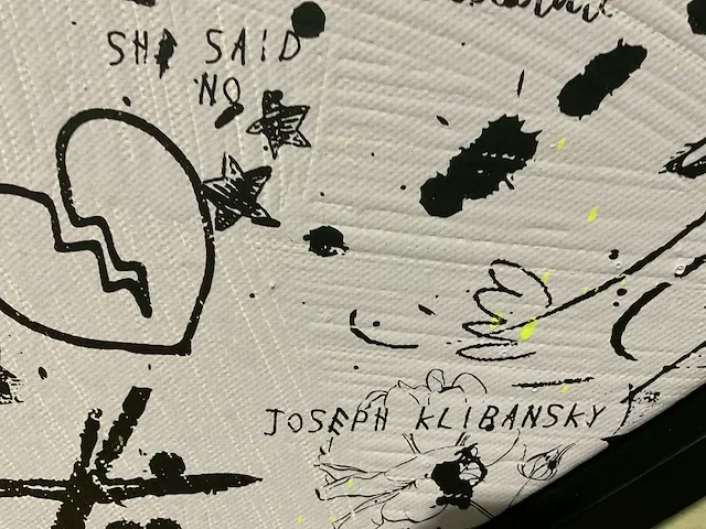 Joseph klibansky (1984), mixed media, she came to break hearts - afbeelding 2 van  3