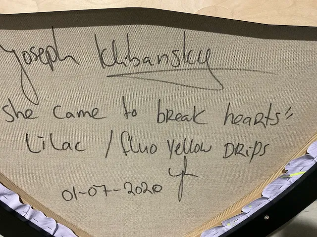 Joseph klibansky (1984), mixed media, she came to break hearts - afbeelding 3 van  3