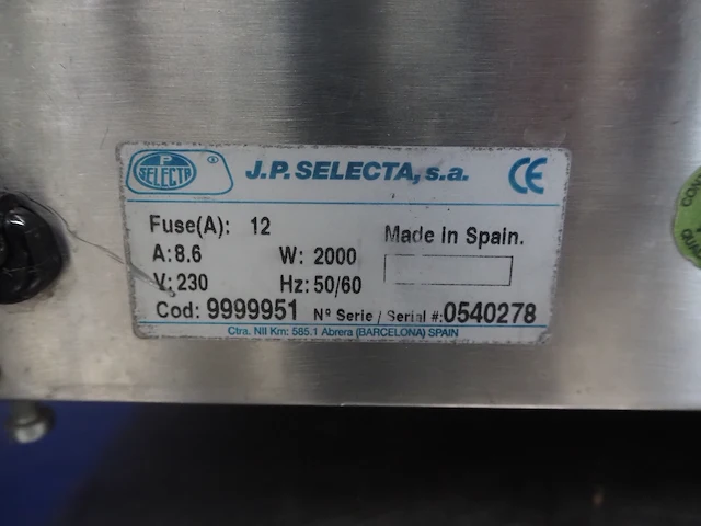 J.p. selecta, s.a. - afbeelding 8 van  8