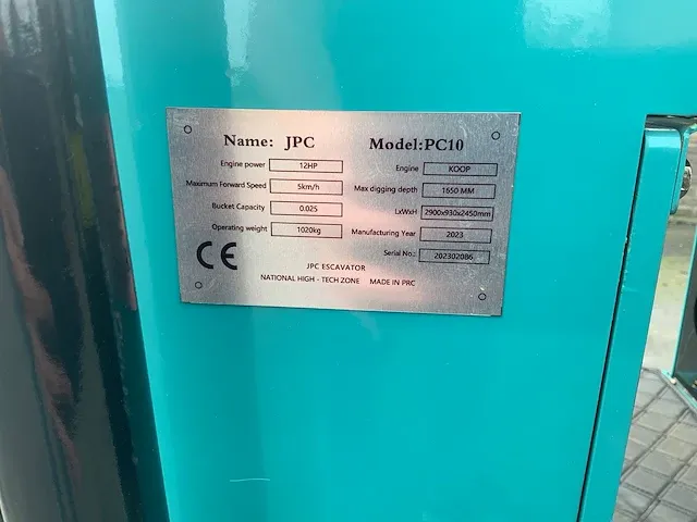 Jpc - pc10 - minigraafmachine - afbeelding 7 van  15