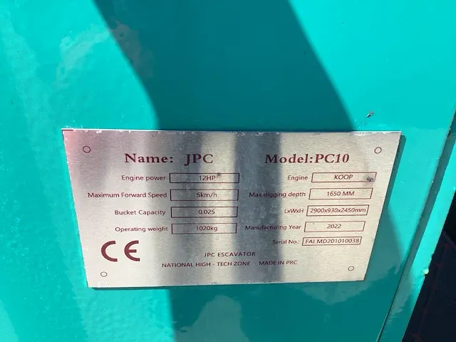 Jpc pc-10 minigraafmachine - afbeelding 14 van  21