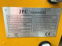Jpc sb-10 hydraulische breekhamer / sloophamer - afbeelding 7 van  7