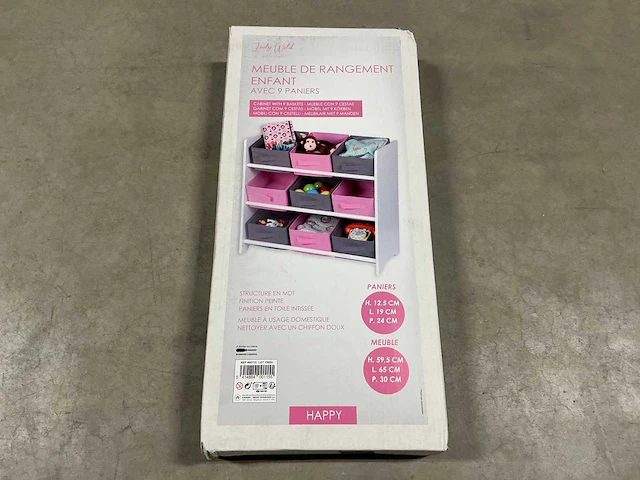 Judy wild meubel met 9 manden (4x) - afbeelding 1 van  4