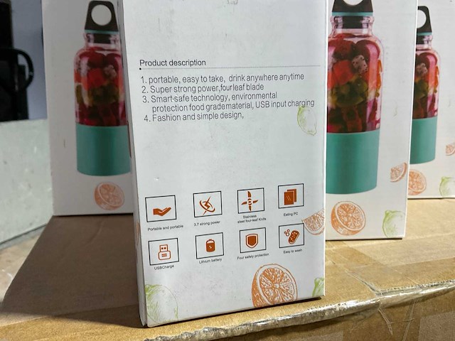 Juicer cup juicer fles (28x) - afbeelding 4 van  4