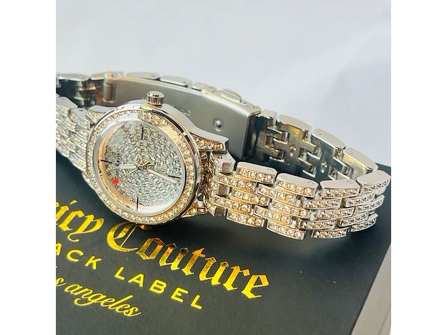 Juicy couture black label dameshorloge - inclusief doos - afbeelding 2 van  9