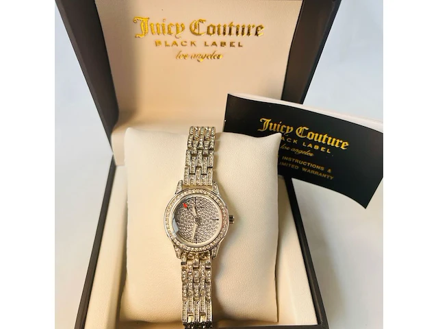 Juicy couture black label dameshorloge - inclusief doos - afbeelding 7 van  9