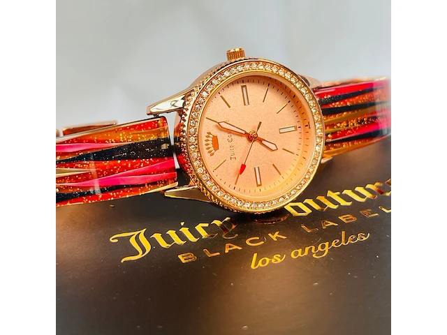 Juicy couture black label dameshorloge - inclusief doos - afbeelding 1 van  10