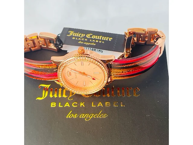 Juicy couture black label dameshorloge - inclusief doos - afbeelding 9 van  10