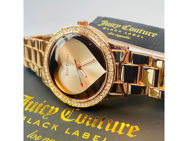 Juicy couture black label dameshorloge - inclusief doos - afbeelding 2 van  9