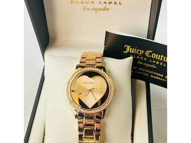 Juicy couture black label dameshorloge - inclusief doos - afbeelding 7 van  9