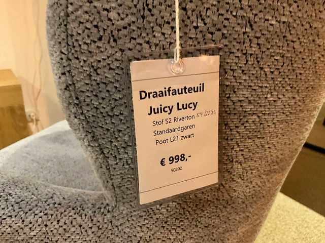 Juicy lucy draaifauteuil - afbeelding 6 van  6