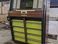 Jukebox bergmann symphonie 80 – 1957 , bergmann, symphonie 80, hout, 1957