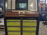 Jukebox bergmann symphonie 80 – 1957 , bergmann, symphonie 80, hout, 1957 - afbeelding 10 van  16