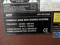 Jukebox stereo systeem elta, 2753n - afbeelding 8 van  8