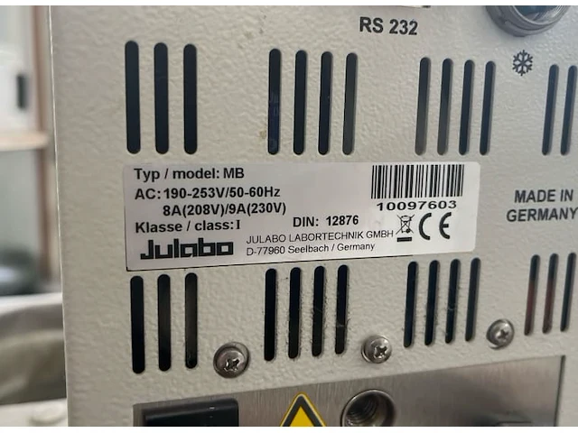 Julabo mb thermostatisch warmwaterbad - afbeelding 6 van  6